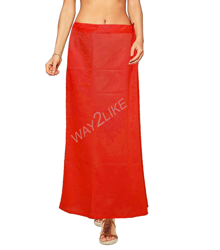 Underskirt Cotton Petticoat Women Inskirt Saree Indian Inner Wear