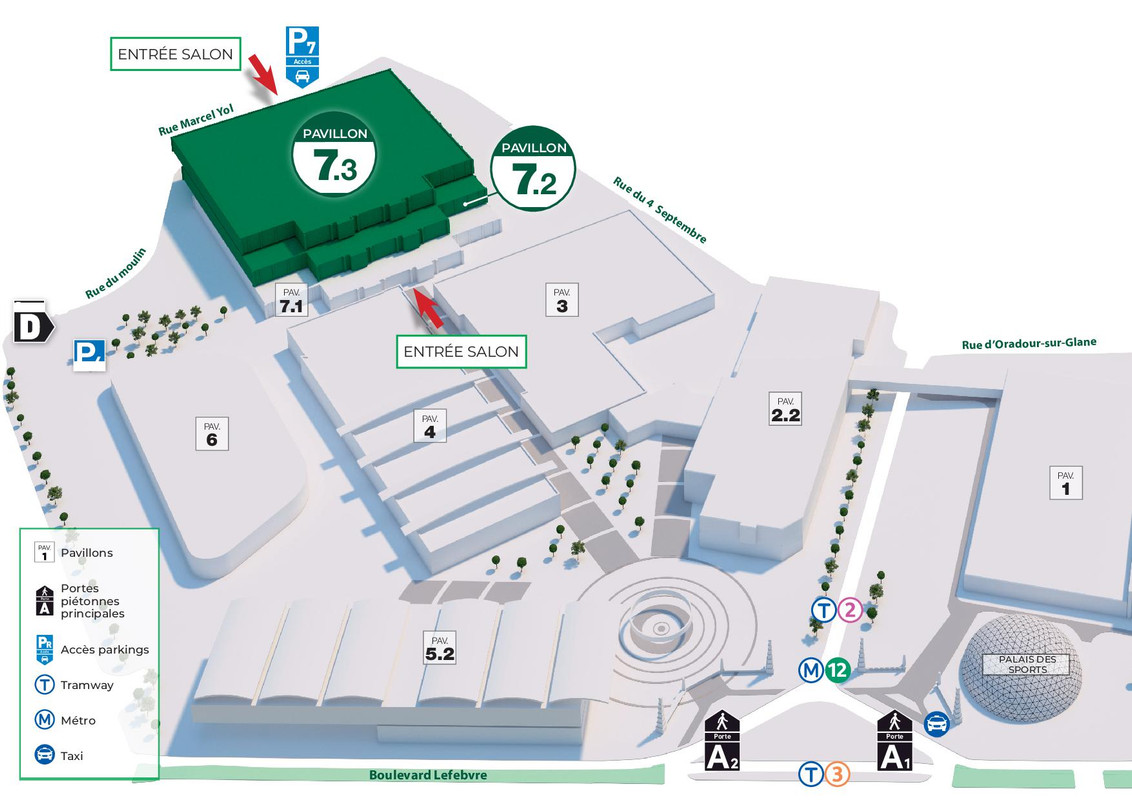 Plan accès salon Rétromobile 2022 (1)