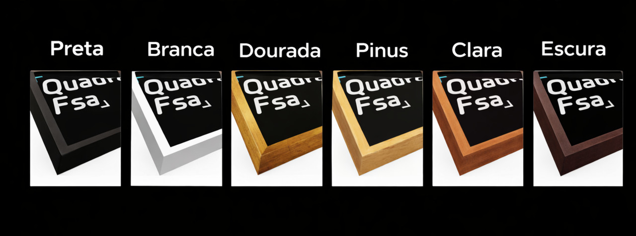 Cores de molduras para quadros decorativos | Quadros FSA