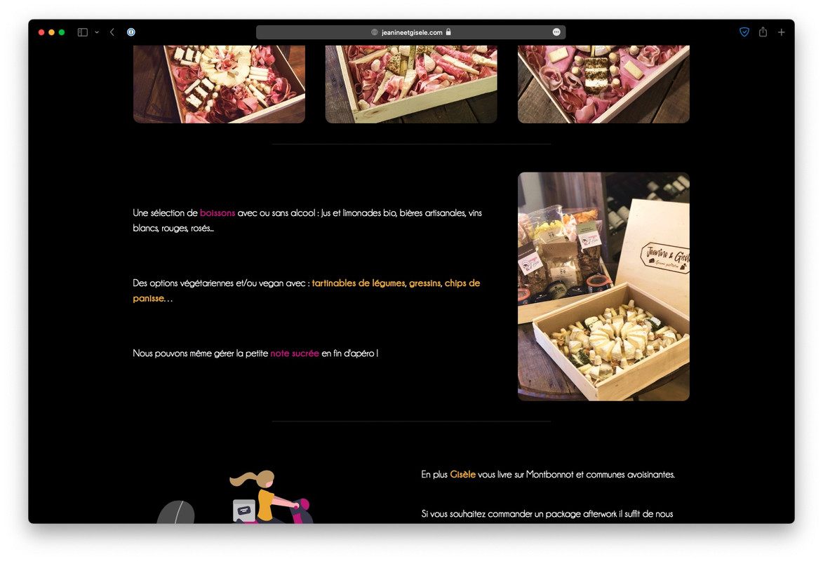 Mise en page claire et élégante