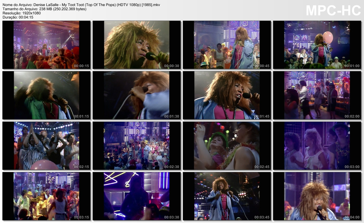Denise LaSalle - My Toot Toot (Top of The Pops) (HDTV 1080p) [11.07.1985]