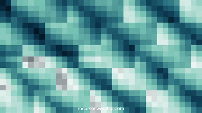 loop vj píxeles teal oscuro prisma