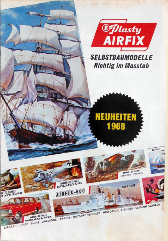 Plasty Airfix Neuheiten 1968