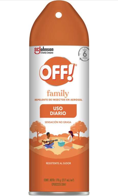 Amazon: OFF! - Off Repelente De Mosquitos Aerosol, 170 G