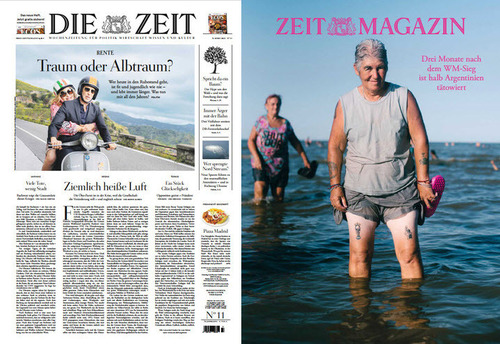 Cover: Die Zeit mit Zeit Magazin No 11 vom 09  März 2023
