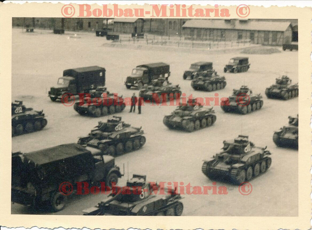 Wehrmacht Kaserne Erlangen 1942 Panzer Rgt. 25 Skoda Panzerkampfwagen 38(t)1