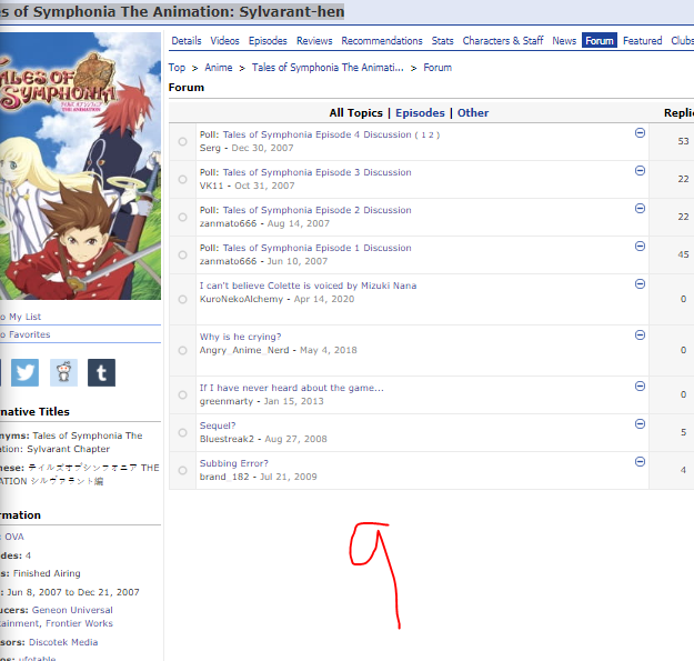 Tales of Symphonia The Animation Sylvarant hen 1648 Iqskyv3