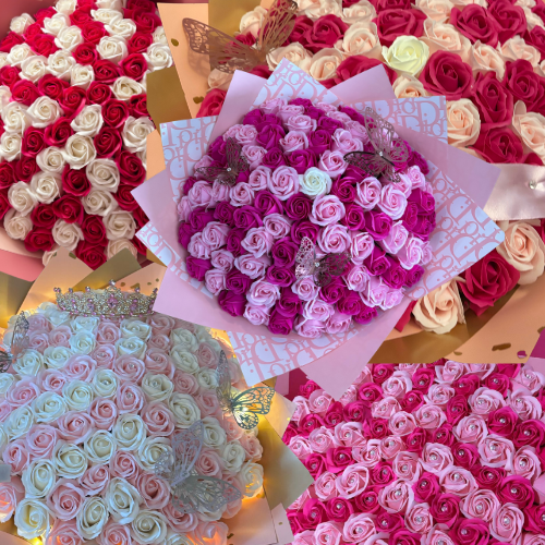 Buchete cu 101 trandafiri