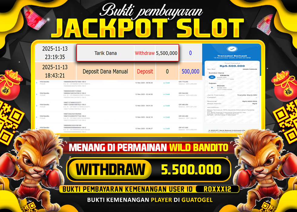 BUKTI JACKPOT LUNAS GUATOGEL