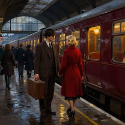 Sam Corsair boards the night train from Edinburgh to London 