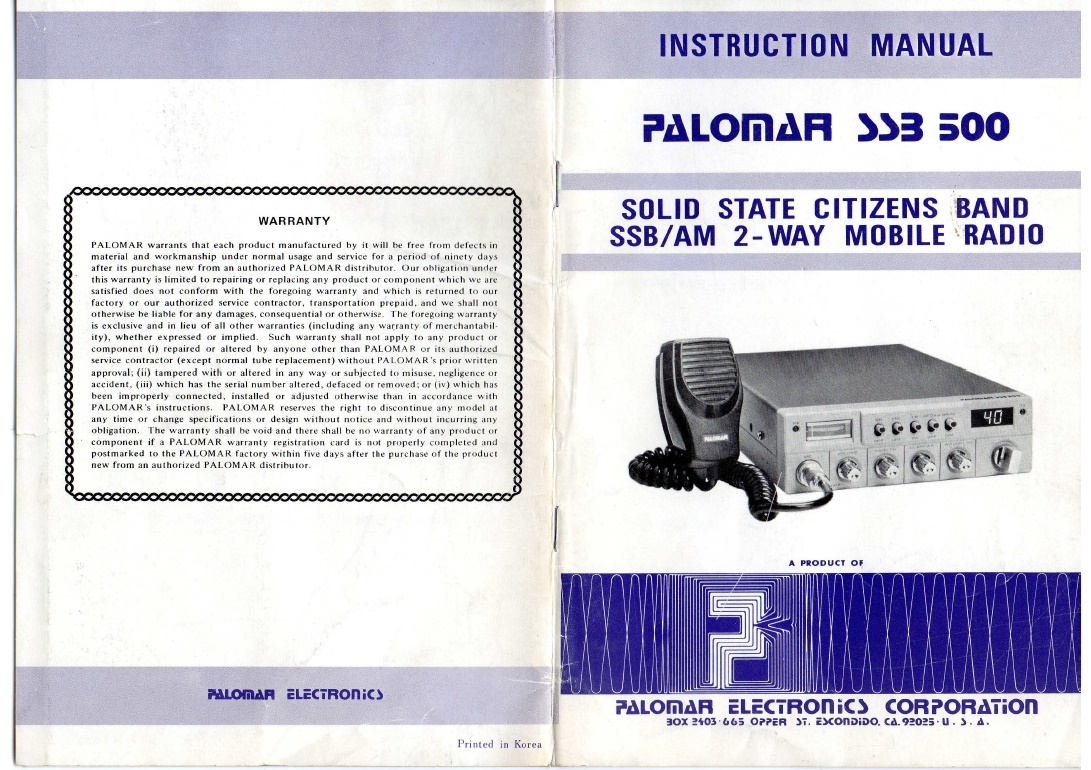 PALOMAR SSB 500