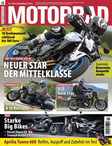 Cover: Motorrad Magazin No 13 vom 09  Juni 2023