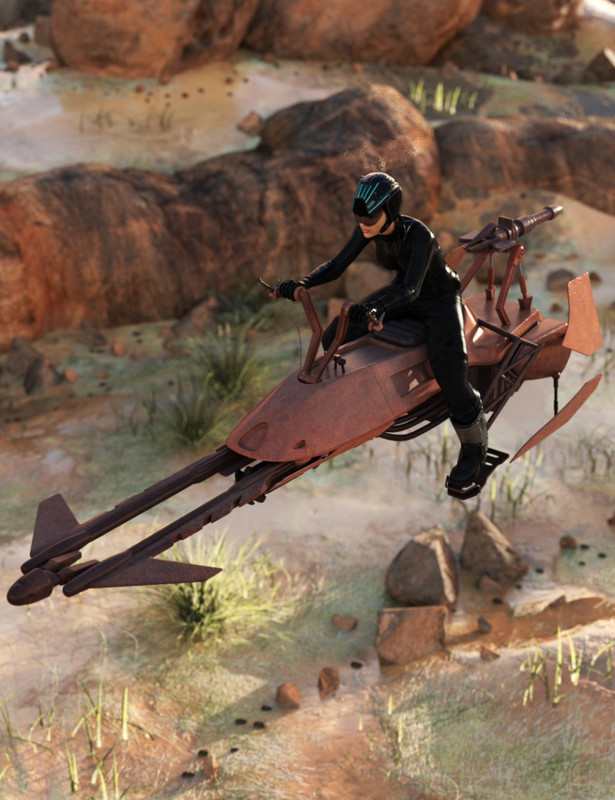 flying motorcycle 00 main daz3d