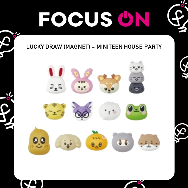 IN STOCK] SEVENTEEN Lucky Draw Magnet MINITEEN HOUSE PARTY POP-UP