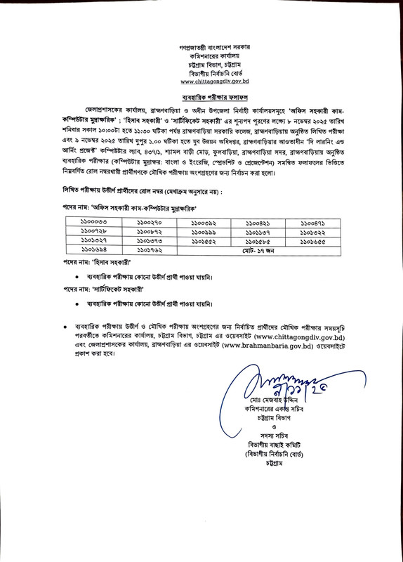 DC-Office-Brahmanbaria-Practical-Test-Result-2025-PDF-1