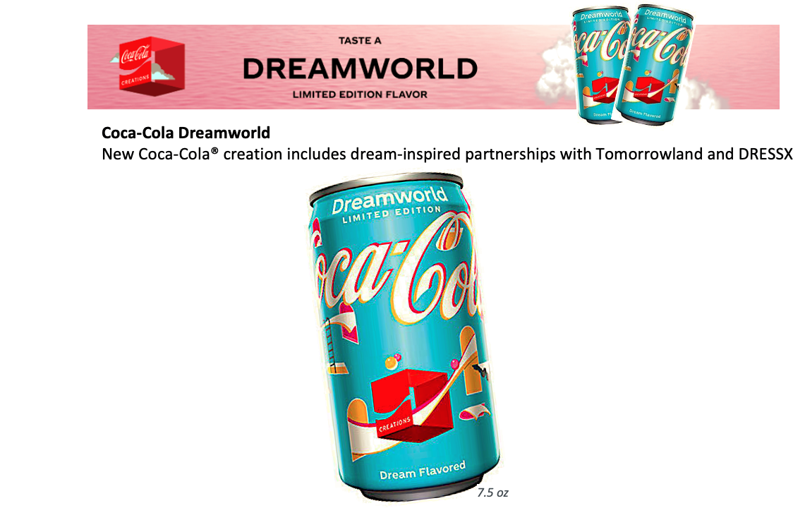 Limited Edition 🥤 Coca-Cola® Creations ☁️ Dreamworld 7.5oz can