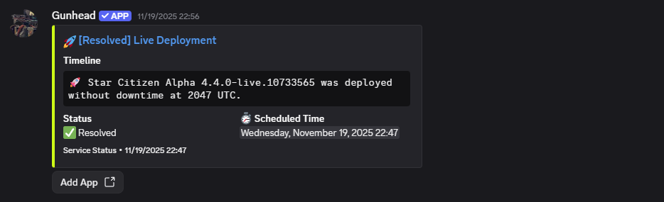 Status Notifications