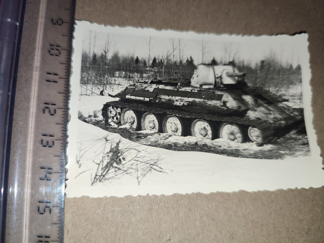 Zerstörter Russischer Kampfpanzer Ostfront