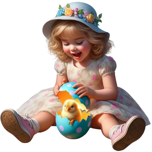 EasterGirl&Chick5AImadeByLoriM3-24