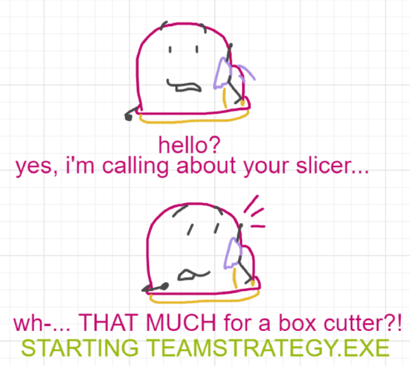 A panel from Chilly, episode two of the Board Boards object show by Furretwalk/WalkingFurret.