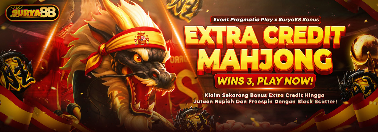 EVENT PRAGMATIC PLAY (MAHJONG WINS 3 BLACK SCATTER) X SURYA88