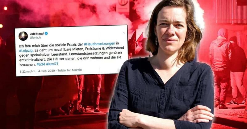 Linken-Politikerin findet Rechtsbrüche der Antifa super