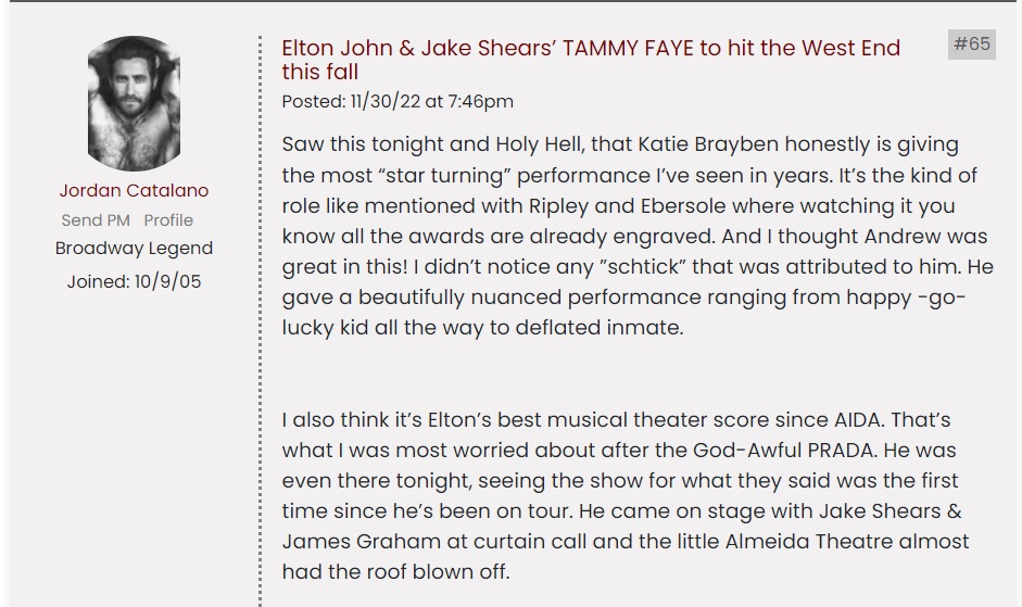 TAMMY FAYE Reviews