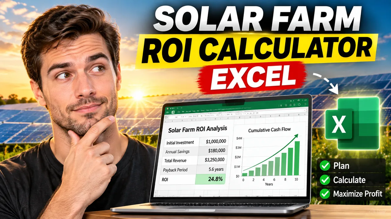 Solar Farm Roi Calculator Excel Online