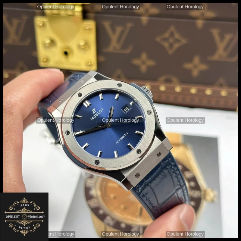 Hublot Classic Fusion 42mm Blue Titanium Ultra-Lightweight Automatic Watch