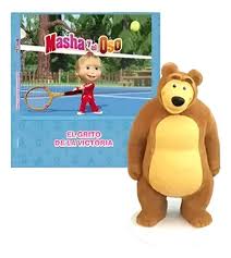 LIBRO CON MUÑECO MASHA Y EL OSO (6 MODELOS)
