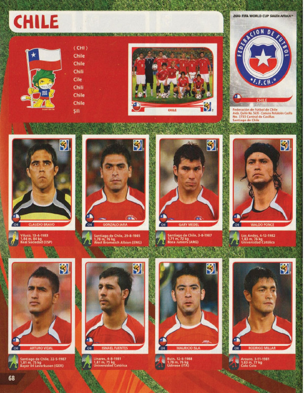 Album Panini Sudáfrica 2010-68