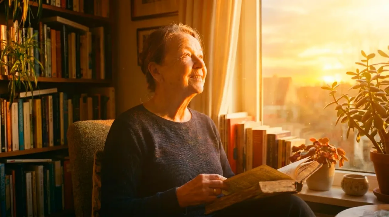 luz cálida iluminando ambiente simbolizando amor de Dios paz y esperanza