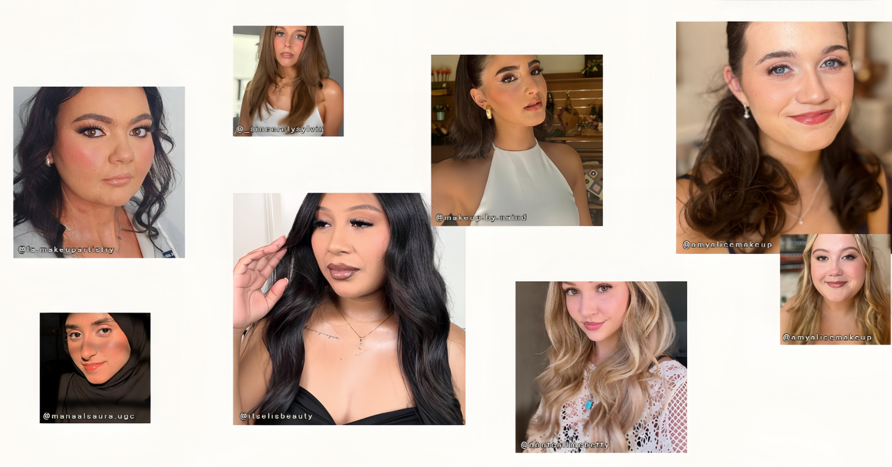 Rare Beauty UGC community collage