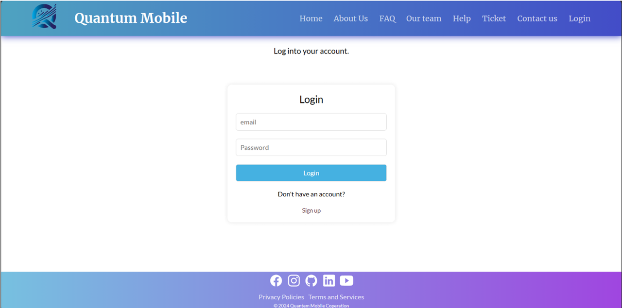 Ticket Management System Screenshot