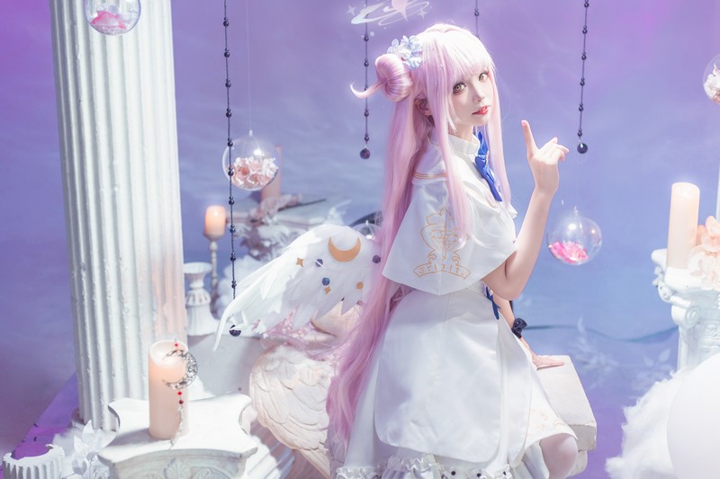 艾西Aiwest 碧蓝档案圣园未花Cosplay写真图集 高清美图合集 40P (415.8M)插图1