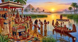 Pharaoh offering Ma'at to the Gods