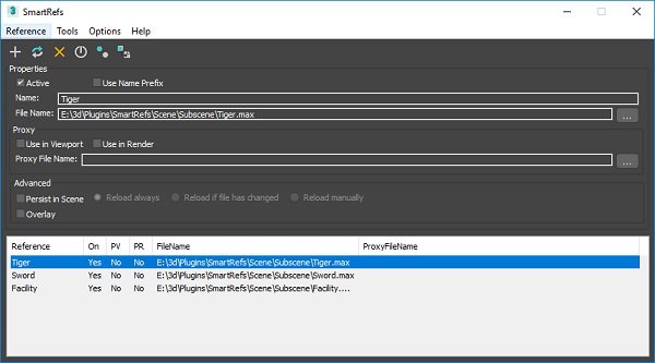 SmartRefs 1.04.02 for 3ds Max