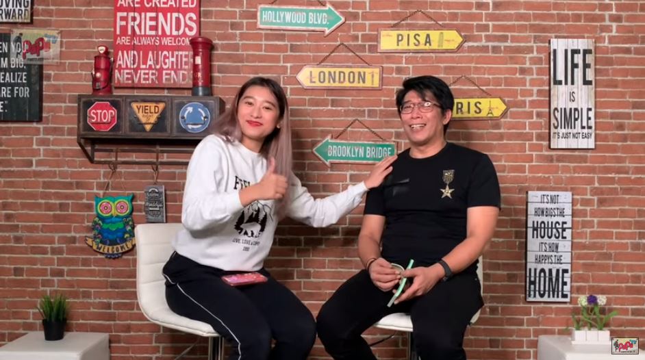 Amanda dan sang ayah, Parto Patrio (Youtube PaPa TV)