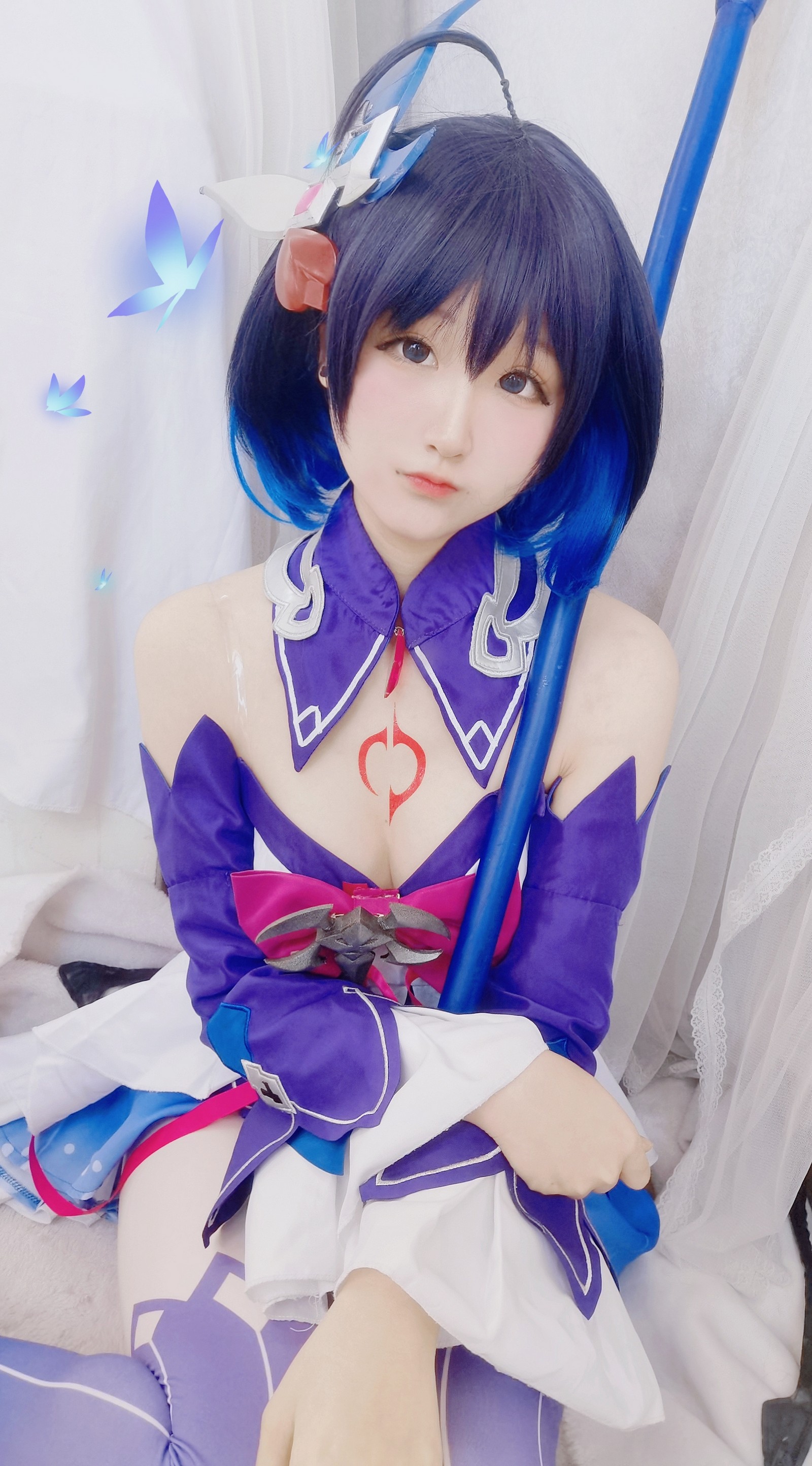 Seele麦麦希儿幻海梦蝶写真集｜梦幻蓝色系高清图集（168P-229.3M）插图6