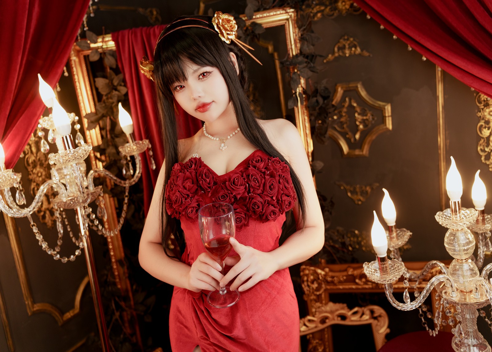 小瑶幺幺 醉酒约尔 Cosplay 写真集【44P｜437MB】插图6