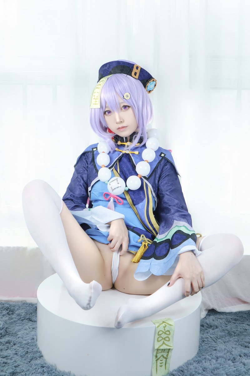Asagiriai（愛ちゃん）原神 七七 Cosplay写真图集 35P 高清美图合集 (355MB)插图1