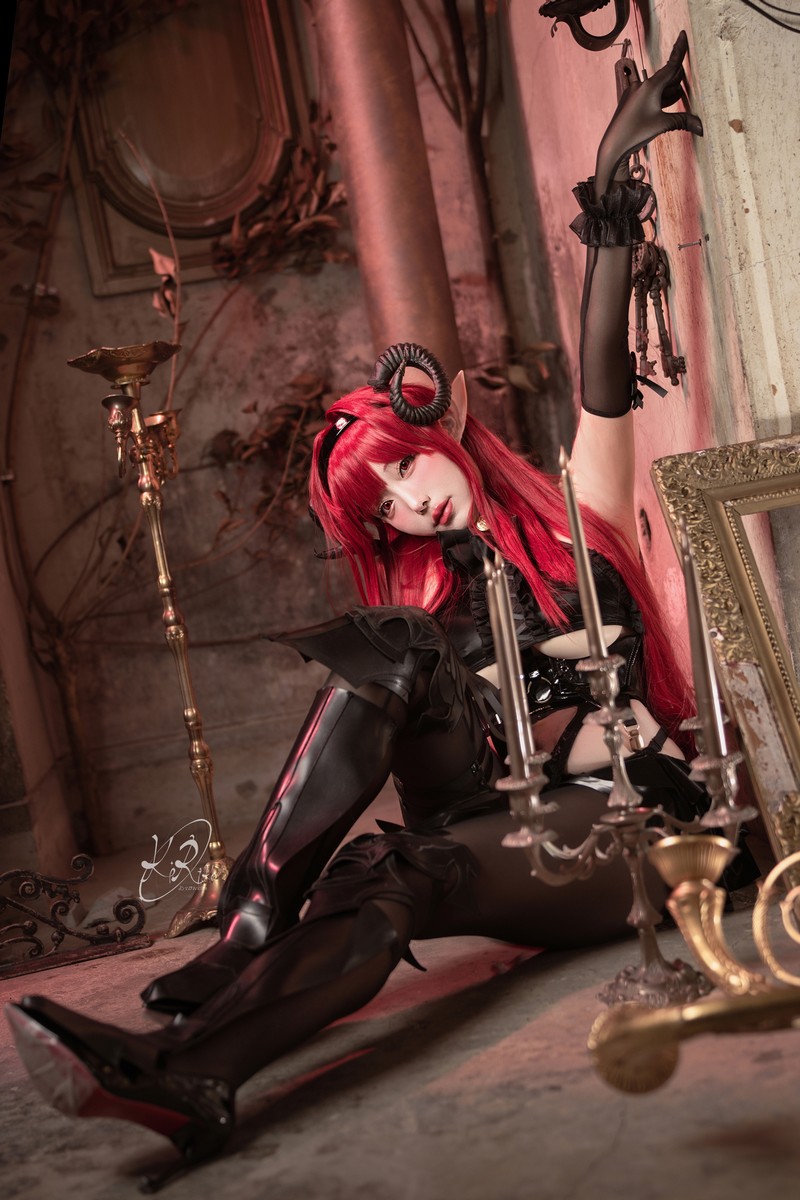 切切Celia 兴登堡 Hindenburg Cosplay Azur Lane 写真 38P插图8
