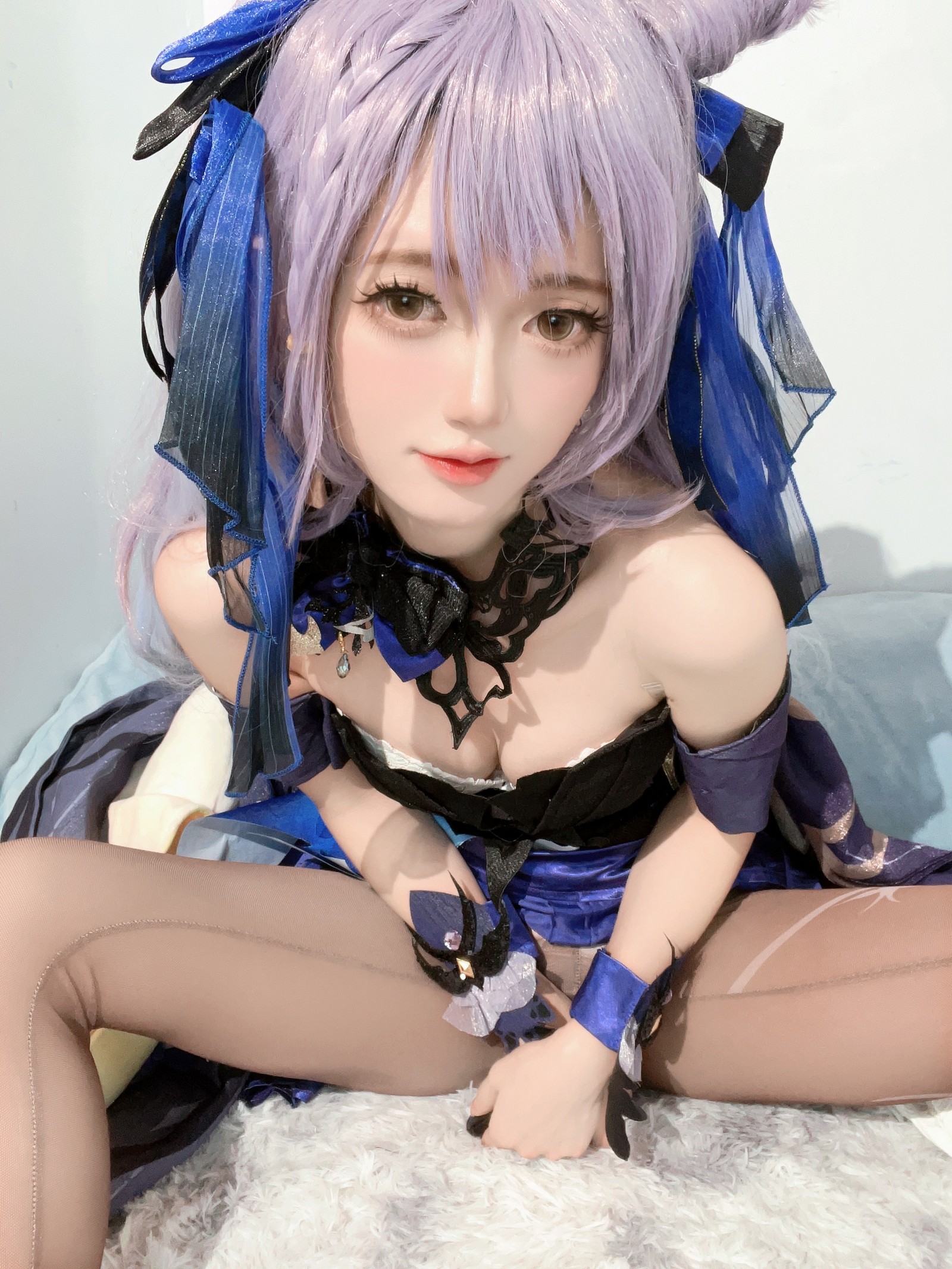 趴趴捣蛋陌 刻晴 Cosplay 写真合集｜原神人气角色 写真＋视频（92P＋1V｜677MB）插图1