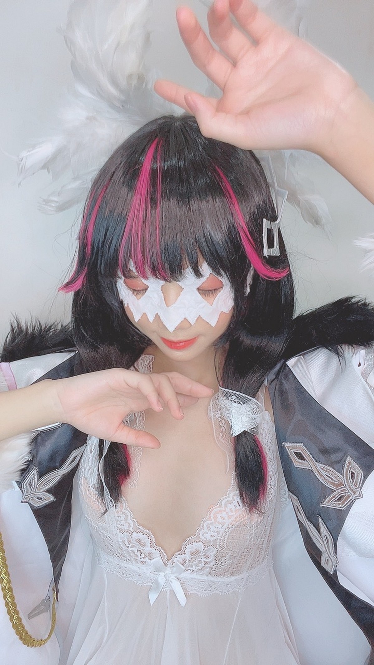 PoppaChan Columbina Cosplay Set (Genshin Impact Fatui) – 146 Photos 346MB插图