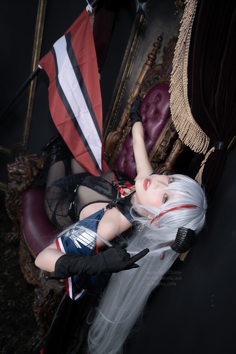 切切Celia 埃吉尔 Aegir Cosplay Azur Lane 写真 32P+2V插图2