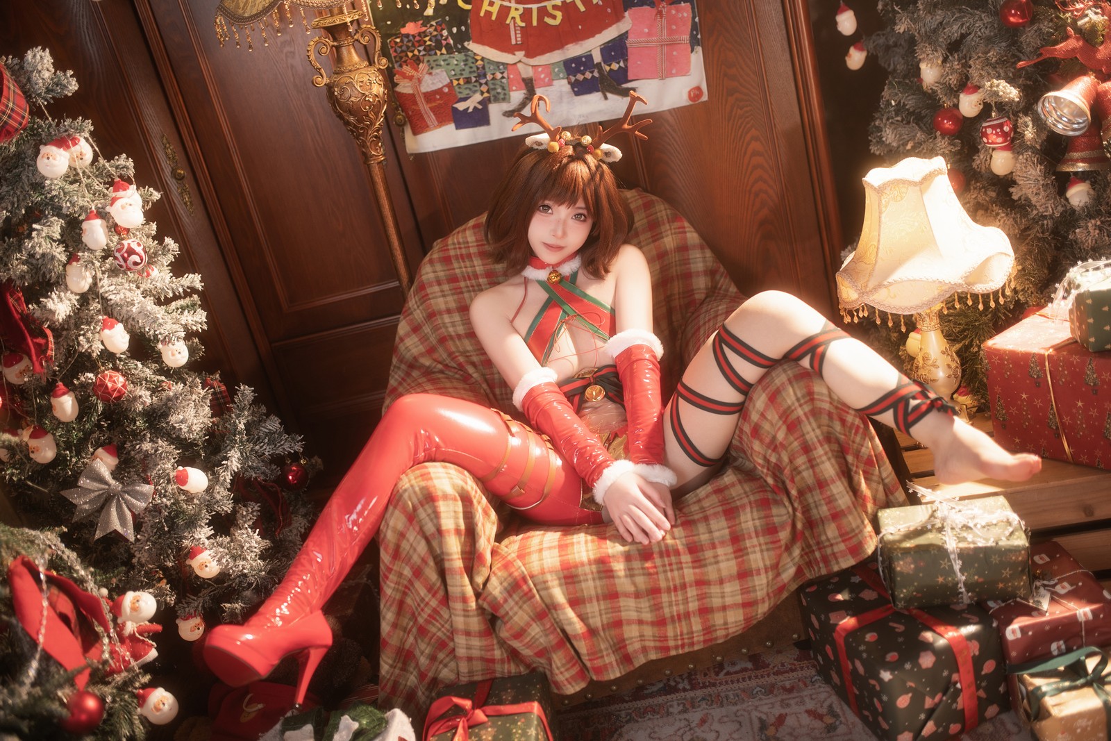 Bangni邦尼 – 圣诞小鹿 Cosplay 高清写真集（91P-7V-1.38GB）节日主题插图2