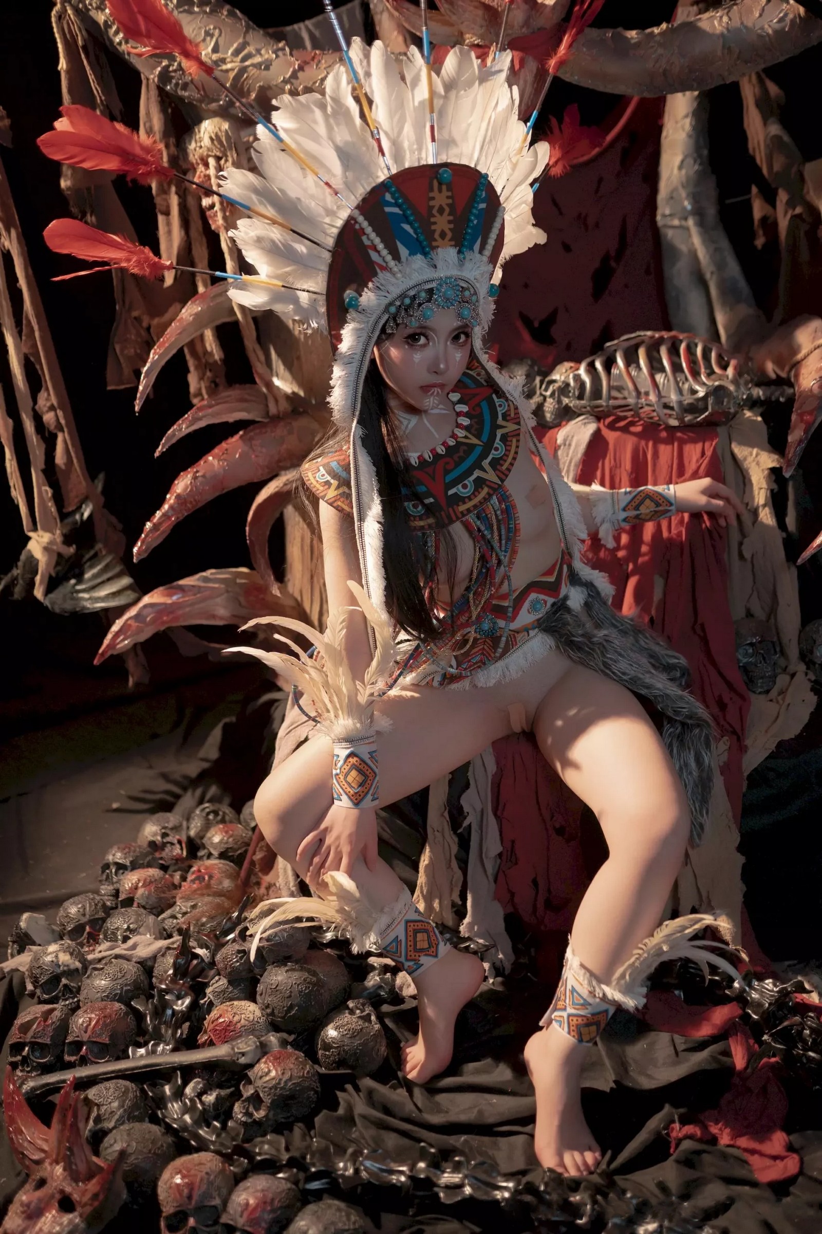 Bangni邦尼 – 印第安（紫舞龙）Cosplay 写真集（99P-355.3MB）插图6