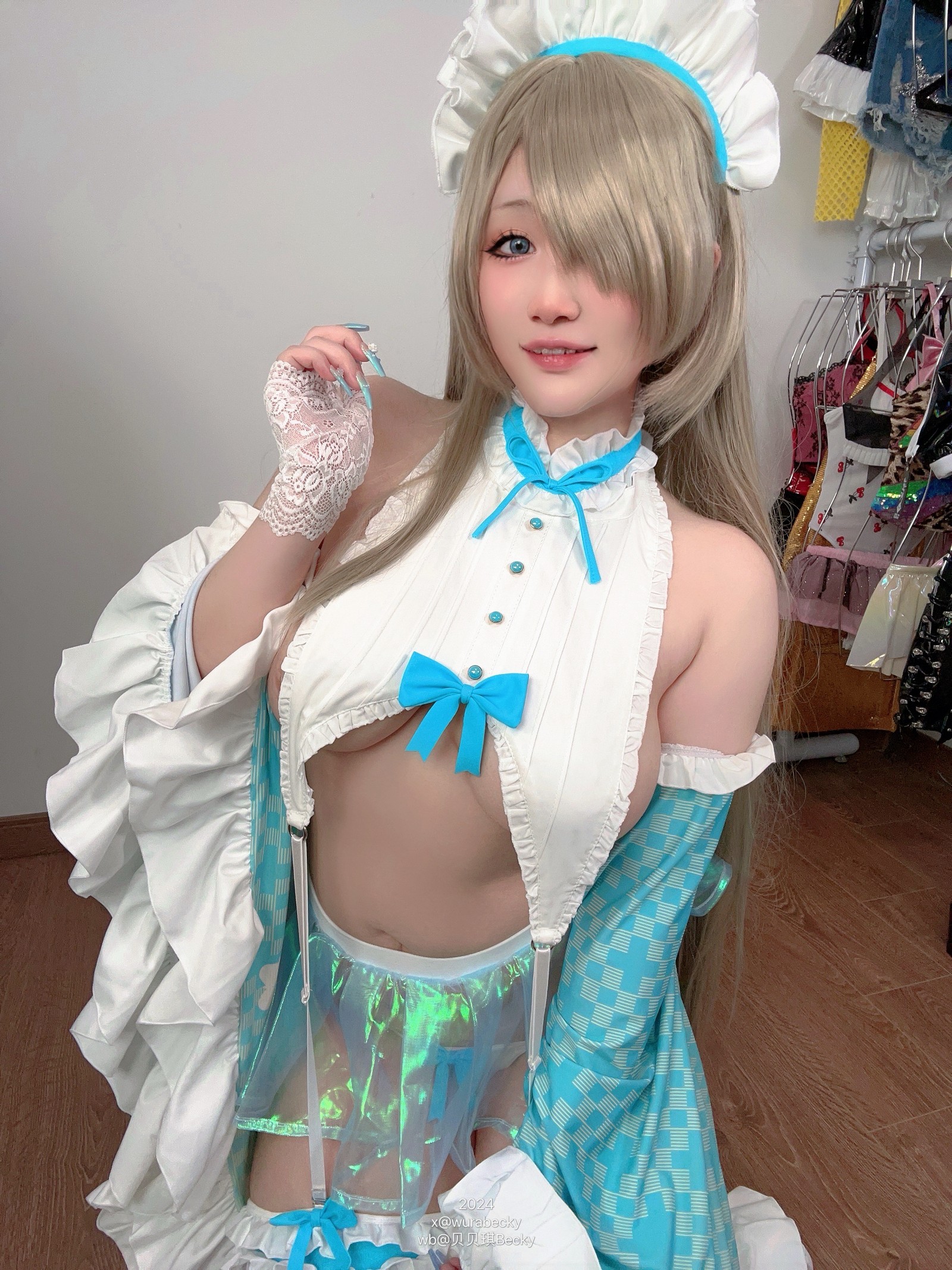 贝贝琪 Becky 明日奈 同人 Cosplay 写真集｜高清角色摄影（42P｜90MB）插图8