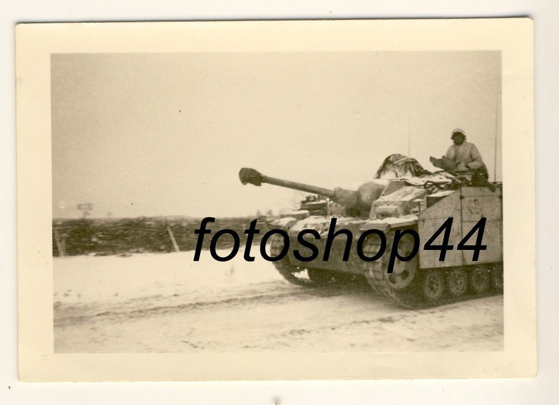 Panzer Sturmgeschütz mit Saukopfblende und Seite