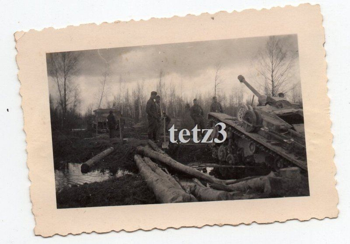 Russland 1941 Sturmgeschütz Langrohr Panzer Schl